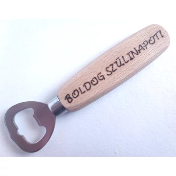 &quot;Boldog szülinapot!&quot; feliratú klasszikus sörnyitó