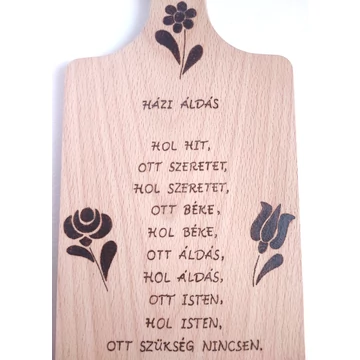 Házi áldás vágódeszka