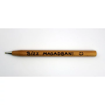 Bízz magadban! bükkfa golyóstoll