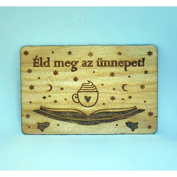 ünnepi fa képeslap