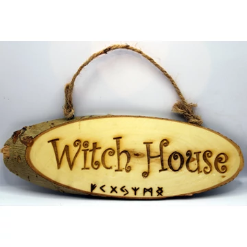 witch house - ajtódísz