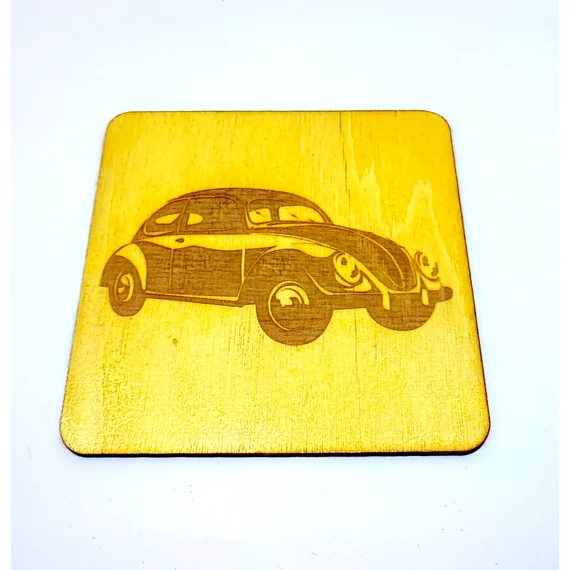 Oldtimer autós poháralátét szett