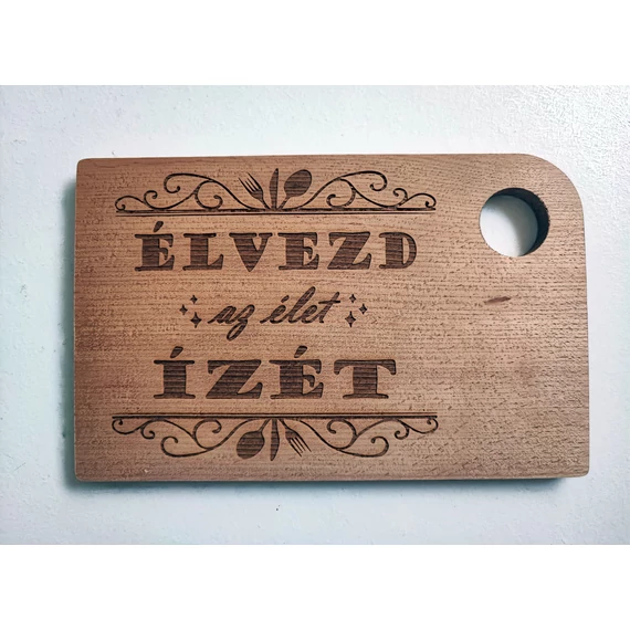 élvezd az élet ízét reggeliző deszka