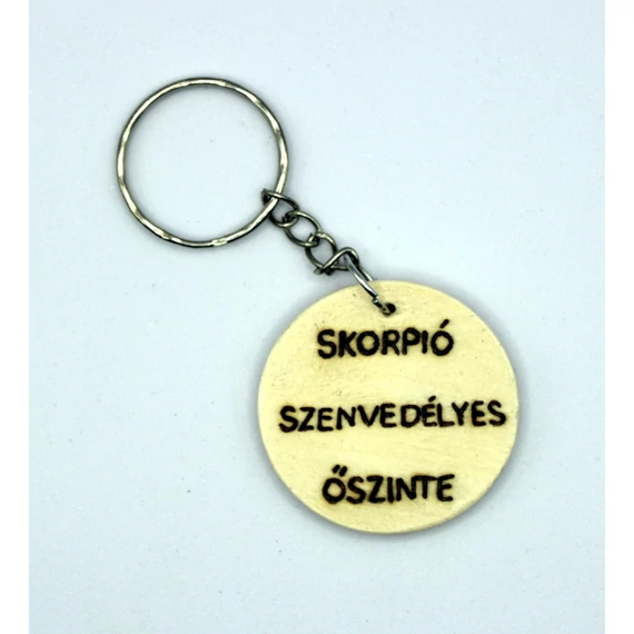 Skorpió - csillagkép kulcstartó