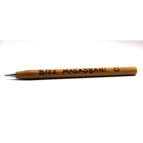 Bízz magadban! bükkfa golyóstoll