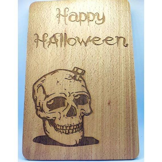 Koponyás halloweeni vágódeszka