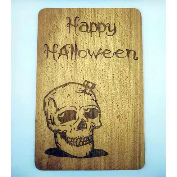 Koponyás halloweeni vágódeszka