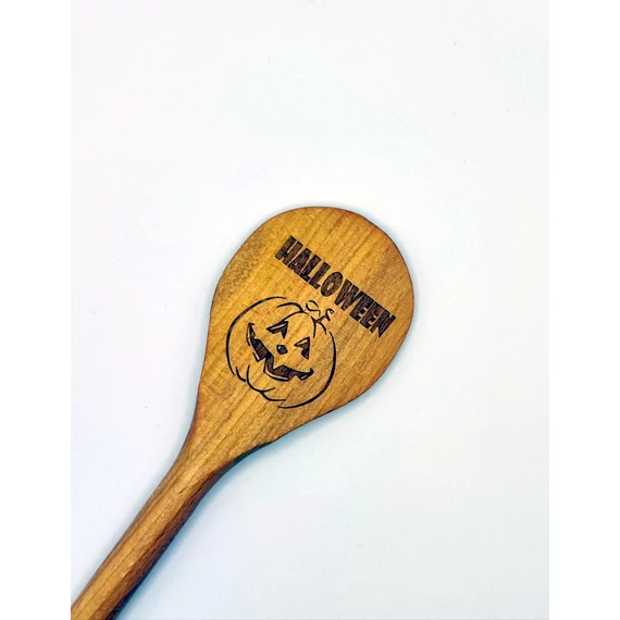 Halloween tök mintás mini fakanál
